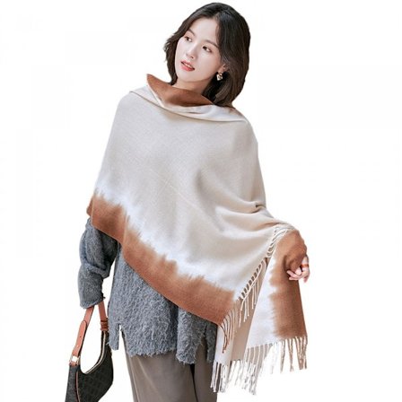 Pashmina-sjalar Damhalsdukar Wraps Aftonklänningar Mjuka Stora Halsdukar för Bröllopsgåvor(Karamell)