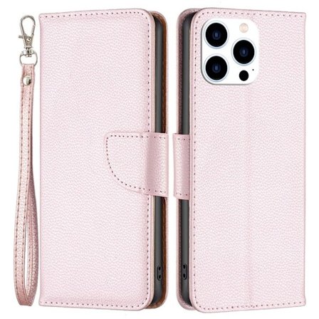 iPhone 16 Pro Fodral med Stativ - Roséguld