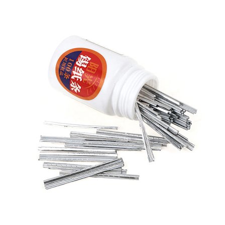 100 STK Låsesmedverktøy ferdig tinnfoliestrimmel