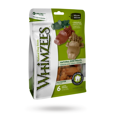 Whimzees Alligator Dental Stick L - Matskål, hundgodis & tuggisar