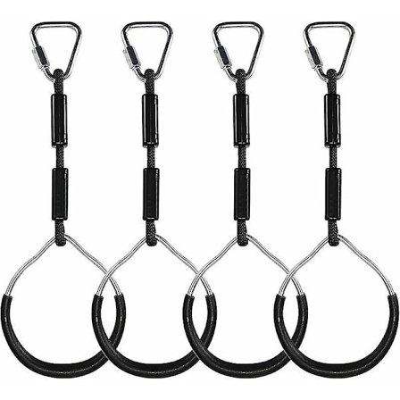 Børne klatreringe Multifunktionel gynge med plastringe Maks belastning: 120 kg Ninja klatrering ring forhindringsbane havestol