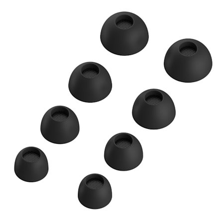 8 stk. silikone ørepropper øretelefoner ørepropper adaptere til True Wireless 4