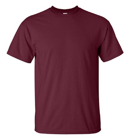 Gildan Mens Ultra Cotton Kortärmad T-shirt XL Maroon