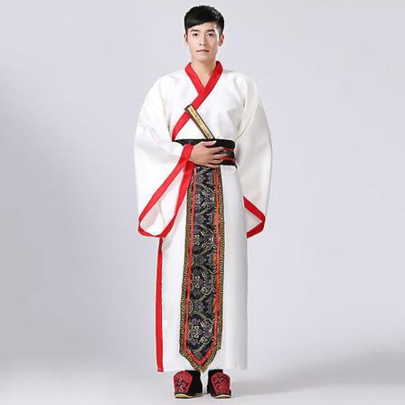 Hanfu-festivaldräkter För Män White M