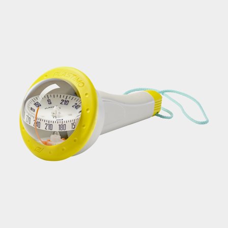 Pejl - & bådkompas Plastimo Iris 100, fast monteret, med belysning, gul