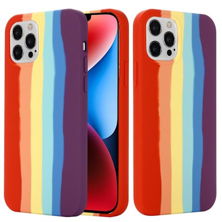 Rainbow Liquid Case för iPhone 15 Pro