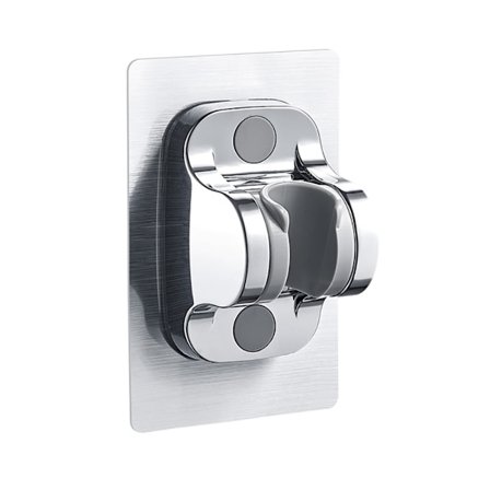 Itsekiinnittyvä seinään kiinnitettävä suihkuteline ilman porausta 90° säädettävä