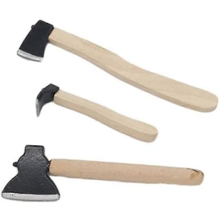 Miniatyr Mini Øks For Dukkehus - Eventyrhagedekorasjon - 1:12 Skala