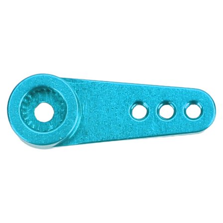 21T Servo Arm Liten Bärbar CNC-bearbetning Aluminiumlegering 21T Servo Horn Arm RC Styrarm För MD922 MD933 Servos Blå