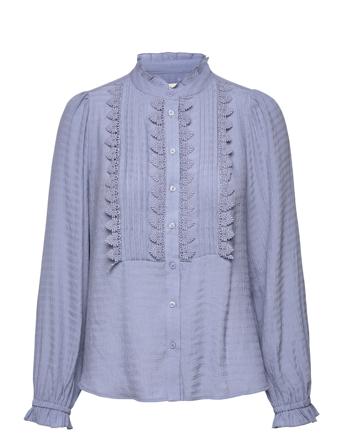 Arielll Shirt Ls Langermet Skjorte Blå Lollys Laundry*Betinget Tilbud
