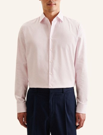 Seidensticker Cityhemden 1/1 Arm - Pink - 40