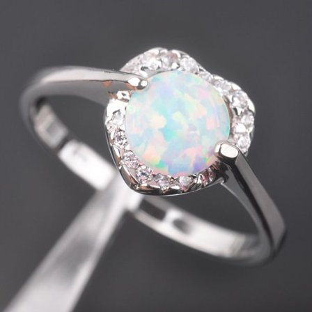 Silversmycken filled ring VIT Brand Opal