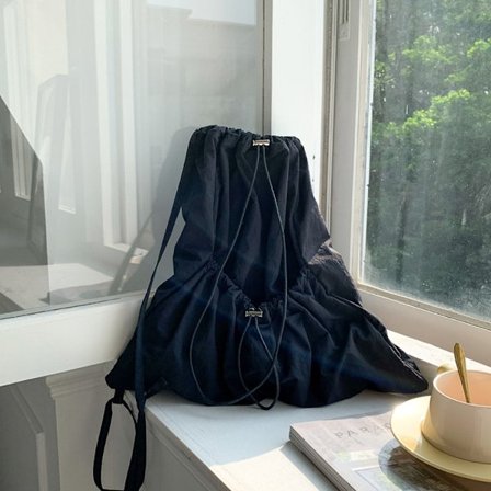 Rygsække med snoretræk Dame rygsæk SORT