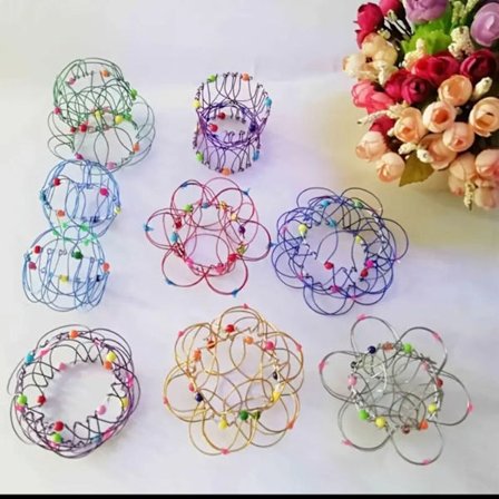 Children's Mandala Decompression Toy, Adult Anti-stress Fidget Toy Silver