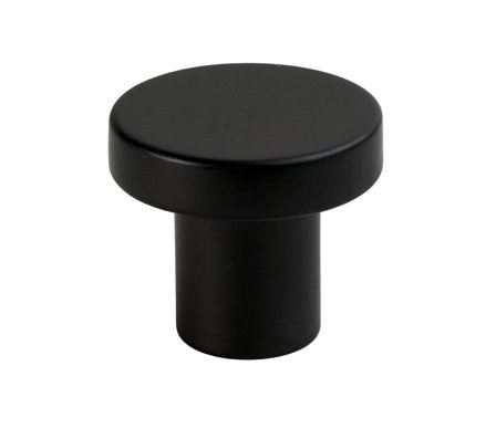 Gustavsberg K6 Knopp 28 mm, lackad Svart, Badrum