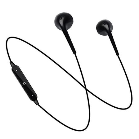 Langattomat Bluetooth-kuulokkeet mikrofonilla - Musta