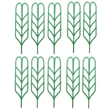 10 stk. DIY kunstig planteholder laget av blad Mini klatrestativ Stativ Hageverktøy Planteutstyr