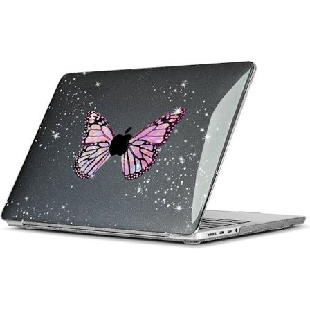 Skyddsfodral - MacBook - Air 13 Tum - Ultra Slim - Fjärilsmönster - Lila