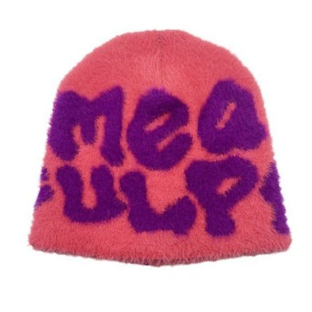 Strikket hue Beanie hatte 6 6