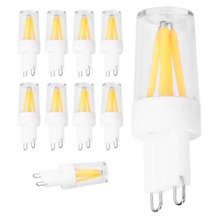 10 kpl G9-kanta LED-lamppuja 2W AC110V Bi Pin -lamppu kattokruunuun seinävalaisimeen kodin valaistukseen