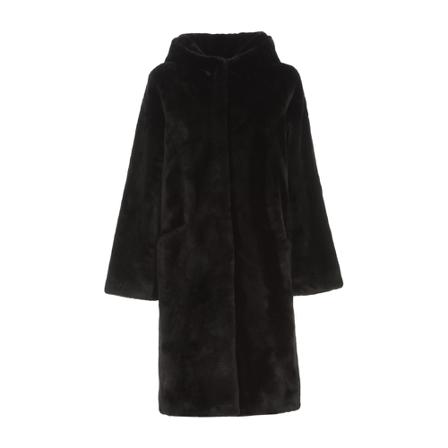 Betta Corradi, Single-Breasted Coats Zwart, Dames, Maat:S