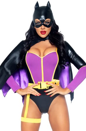 Leg Avenue Bombshell Bat L Roolileikki & naamiaiset