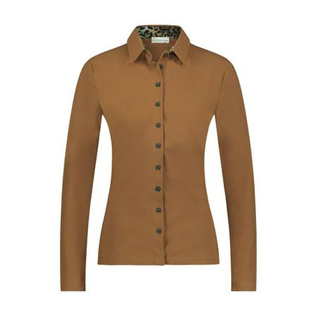Jane Lushka, Blouse Kikkie Brązowy, Kobieta, Rozmiar: 2XL