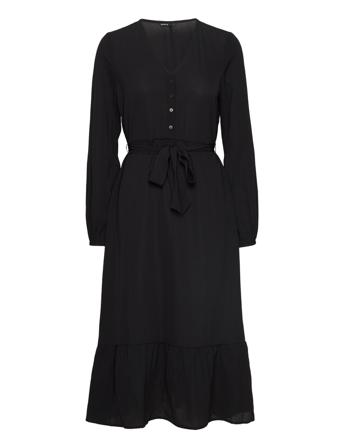 Onlnova Lux L/S Amy Long Dress Solid Ptm Dresses Cocktail Dresses Svart ONLY