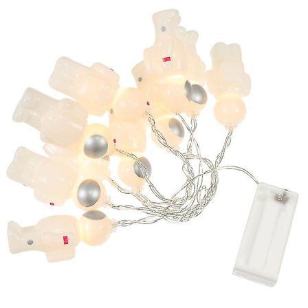 Led-valoketju Astronautti Muotoinen Valoketju Yövalo Koriste Ei Paristoja