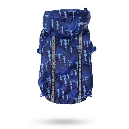 Urban Pup - Storm Print Rainstorm - Regntäcke - Regnkläder, regnjacka & regntäcke till hund