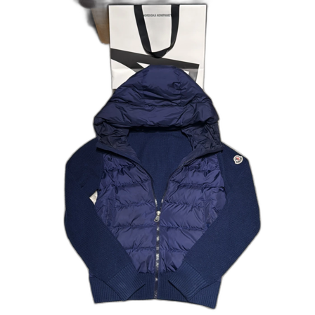 Mörkblå Moncler cardigan
