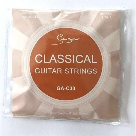 Nylon Guitarstrenge – Komplet sæt til klassiske eller akustiske guitarer, klar og holdbar lydkvalitet