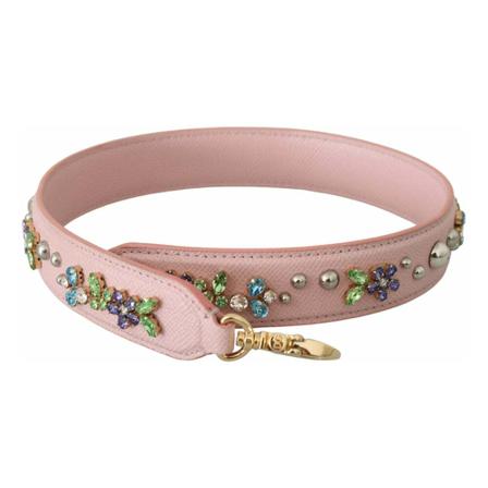 Dolce & Gabbana, Shoulder Strap Roze, Dames, Maat:ONE Size,leer
