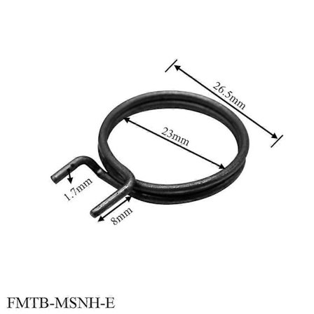 Ovenkahvan vaihto jouset 5KPL Musta Kestävä