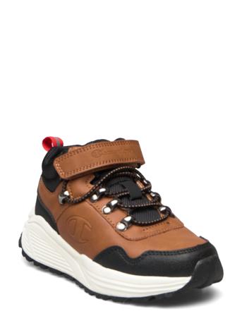 Mid Cut Shoe Climb Rx Mid B Ps Lave Sneakers Brun Champion
