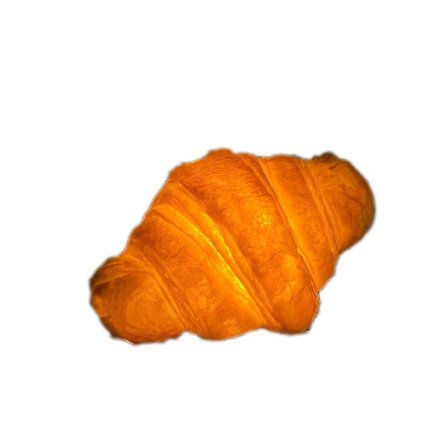 Croissant Natlys, Batteridrevet, Brødform, Dekorativ LED Lampe Til Hjemmet, Bageri, Butikvindue