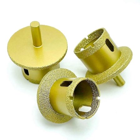 Loddet Hullbor Diamant Hullsag Bor Kjernbor 40-60 45-65 50-70 For Marmorfliser Porselensfliser Servant Hullsag Bor