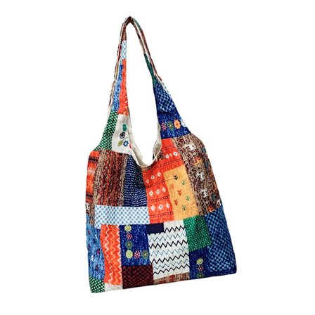 Gjenbrukbar Stoffpose for Dagligvarehandel, Estetisk Treningsbag i Canvas, Gavepose