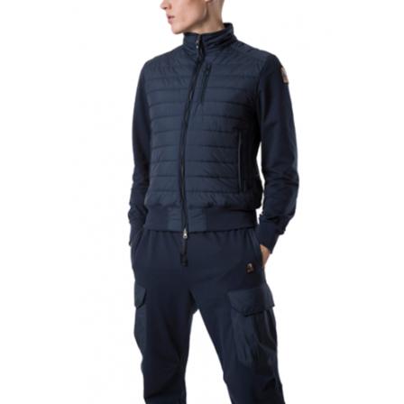 Parajumpers, Logo-Patch Padded Jacket Niebieski, Mężczyzna, Rozmiar: 3XL