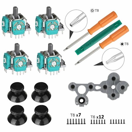 Xbox One -ohjaimen joystickin korjaustyökalujen vaihto