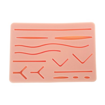 Professionel Trænings Sutur Pude Hudmodel Øvelse 3 Hudlag med Typiske Sår Ideel til Sygeplejerskestuderende