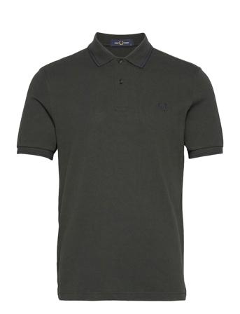 Twin Tipped Fp Shirt Polos Short-sleeved Grøn Fred Perry