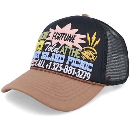 Coney Island Picnic - Zwart trucker Cap - Fortune Hat Caviar Coffee Trucker @ Hatstore