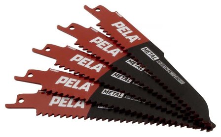PELA 488380 Tigersågblad 150 mm, 6 TPI, 5-pack, Maskintillbehör & förbrukning