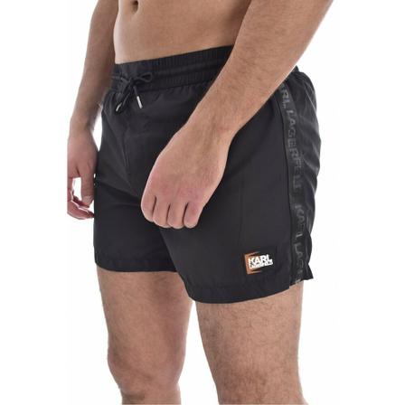 Karl Lagerfeld Short de Bain Sort, Herre Badeshorts