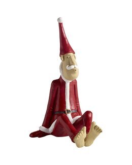 Jule-deko Nissen Ove fløjter Rød