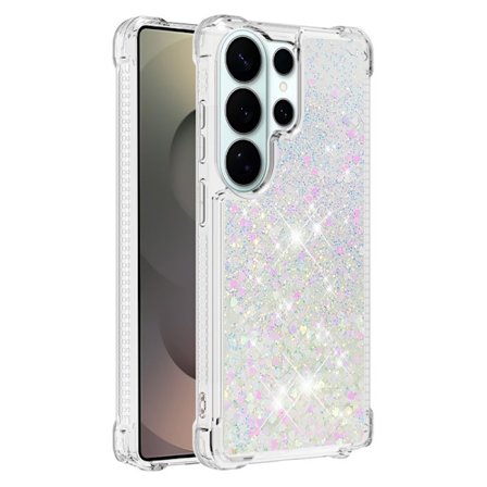 Mobilskal till SAMSUNG Galaxy S26 Ultra TPU Glittrande Stötsäker Laser / Hjärtan