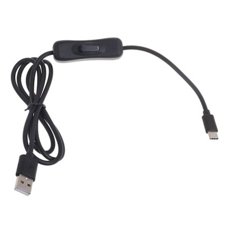 USB kaapeli, jossa Switch Type-C USB2.0-sovitinjohto 5V3A Type C - USB A -laturi ja tiedonsiirto RaspberryPi 4B -keskittimille