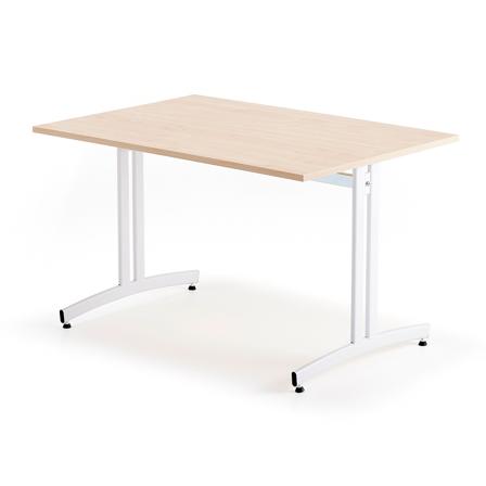 Kantinentisch SANNA, 1200x800x720 mm, weiß/birke