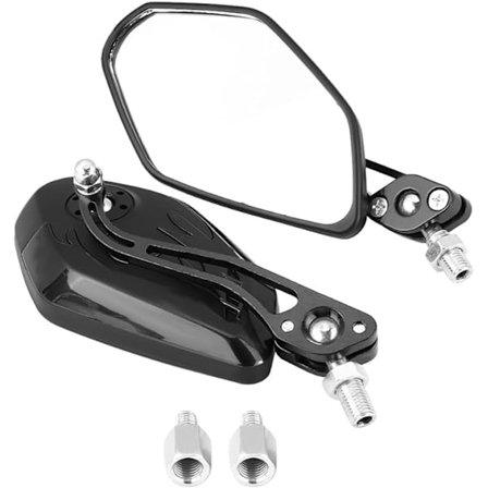 1 par aluminium motorcykel backspeglar, universal